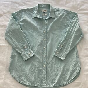 Universal Thread Lightweight Mint Green Button-Down Top